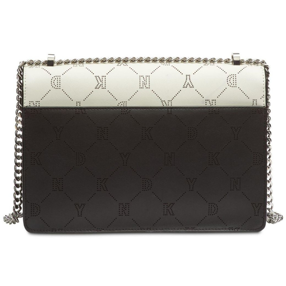 DKNY Elissa Logo Leather Shoulder Flap - Picture 3 of 6